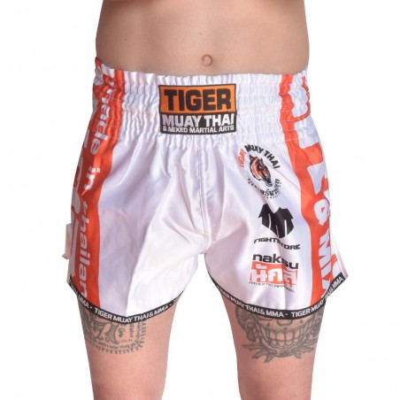 Pantaloncini thai kickboxing white tiger PAN-1991