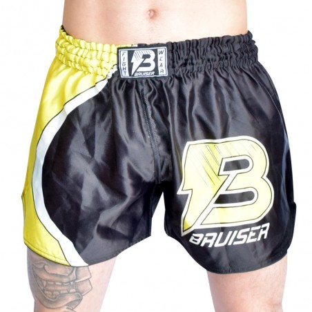 Pantaloncino thai kickboxing in satin bruiser pro kids PAN-3707