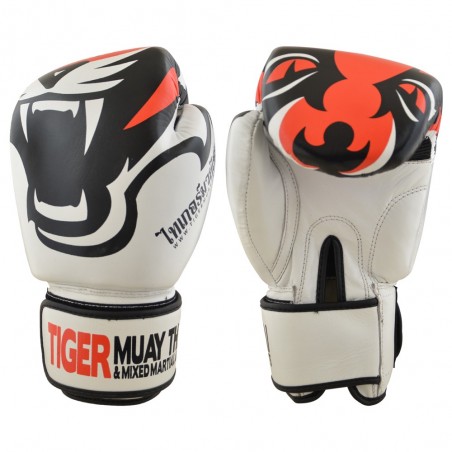 GUANTO IN PELLE TIGER TMT LIMITED BIANCO