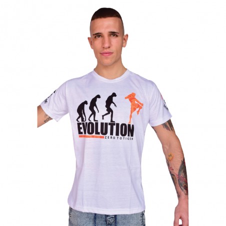 T-SHIRT TMT "EVOLUTION" BIANCA